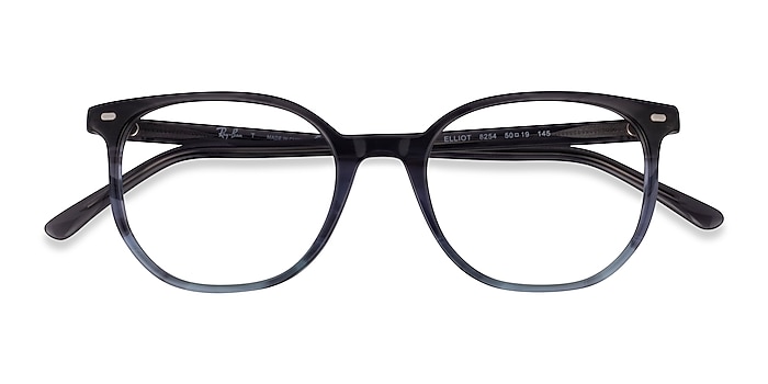 Striped Gray Ray-Ban RB5397 Elliot -  Acetate Eyeglasses