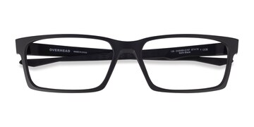 Satin Black Oakley Overhead -  Plastique Lunettes de vue