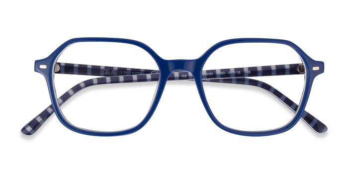 Vichy Blue White Ray-Ban RB5394 John -  Acetate Eyeglasses
