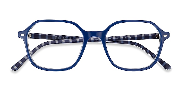Vichy Blue White Ray-Ban RB5394 John -  Acetate Eyeglasses