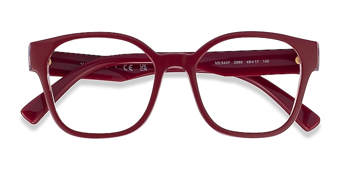 Bordeaux Flowers Red Vogue Eyewear VO5407 -  Plastic Eyeglasses