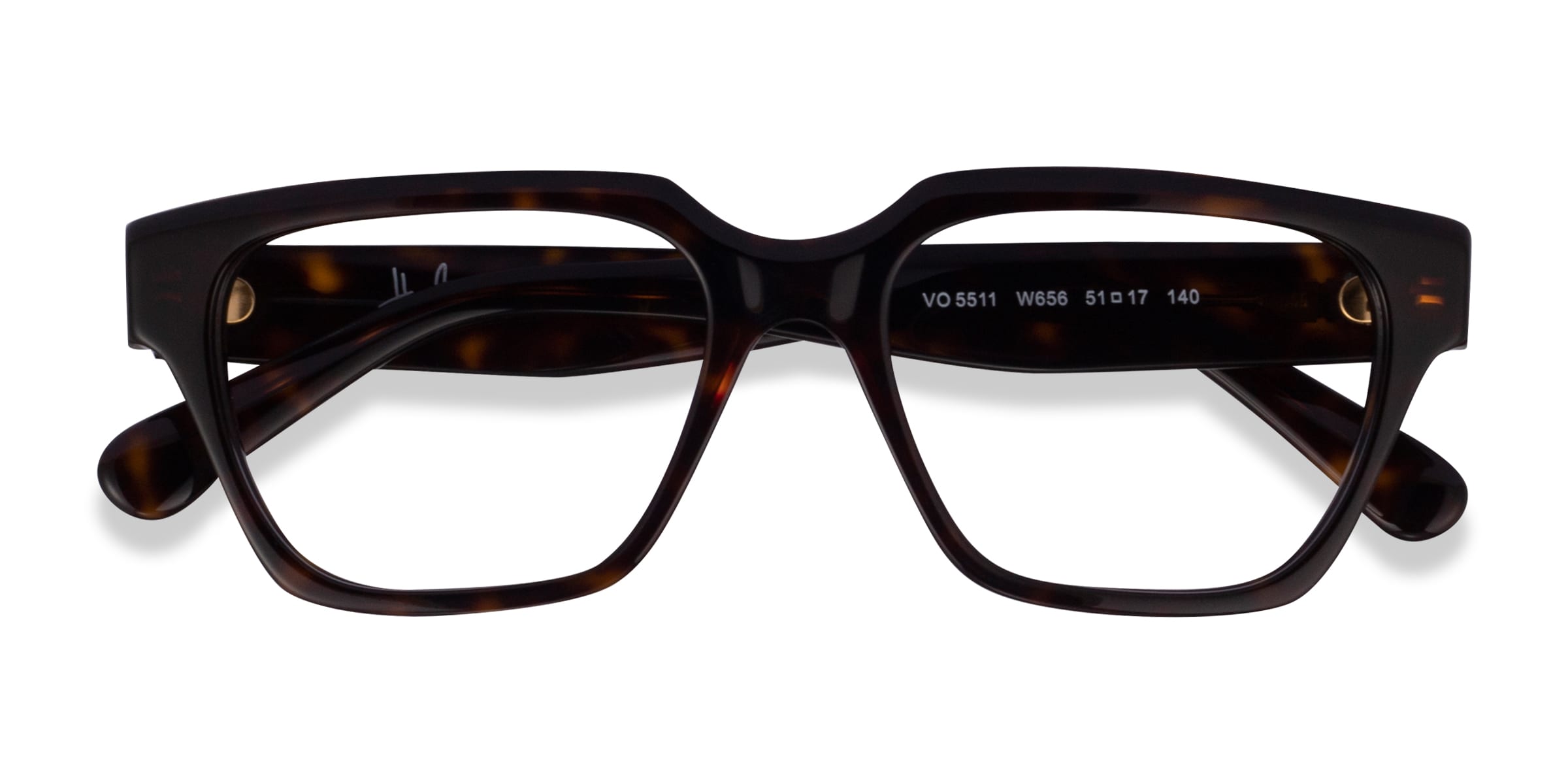 Vogue Eyewear VO5511 - Square Dark Tortoise Frame Eyeglasses