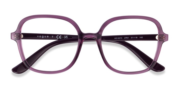 Transparent Violet Vogue Eyewear VO5373 -  Plastic Eyeglasses