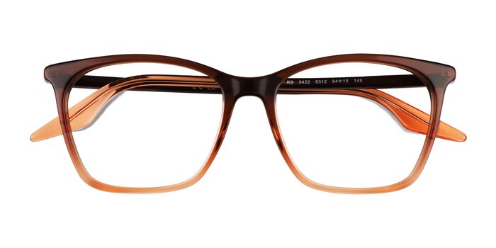 Brown Gradient Orange Ray-Ban RB5422 -  Acetate Eyeglasses