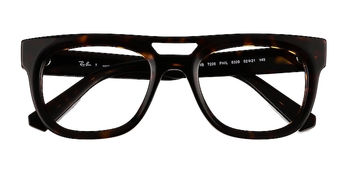 Tortoise Ray-Ban RB7226 Phil -  Plastic Eyeglasses