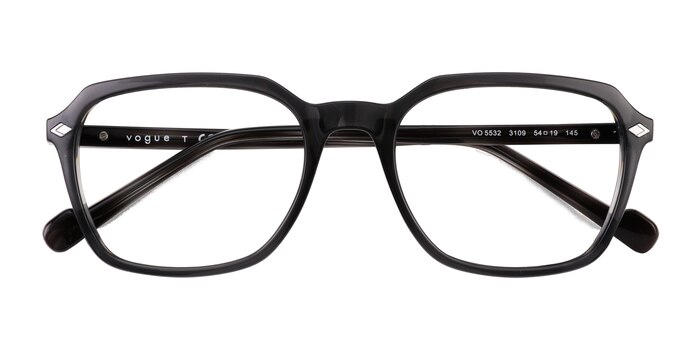 Transparent Dark Gray Vogue Eyewear VO5532 -  Plastic Eyeglasses