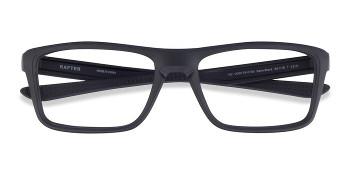 Satin Black Oakley Rafter -  Plastic Eyeglasses