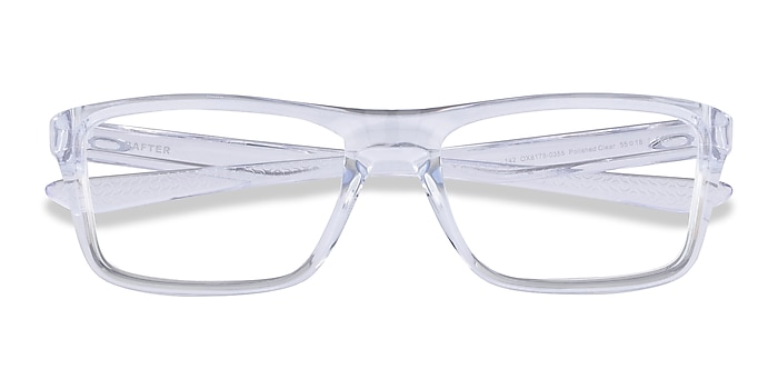 Polished Clear Oakley Rafter -  Plastic Eyeglasses