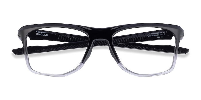 Polished Black Oakley Knolls -  Plastic Eyeglasses