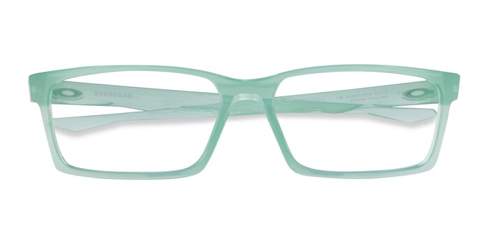 Transparent Green Oakley Overhead -  Plastic Eyeglasses