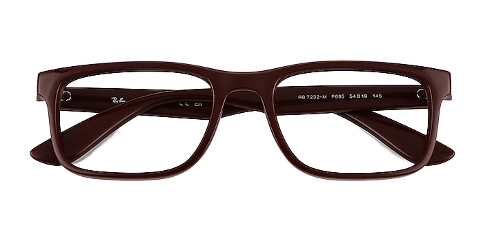 Dark Red Ray-Ban RB7232M -  Plastic Eyeglasses