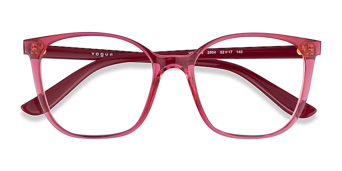 Transparent Pink Vogue Eyewear VO5356 -  Plastic Eyeglasses