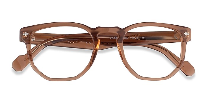 Transparent Brown Vogue Eyewear VO5360 -  Acetate Eyeglasses
