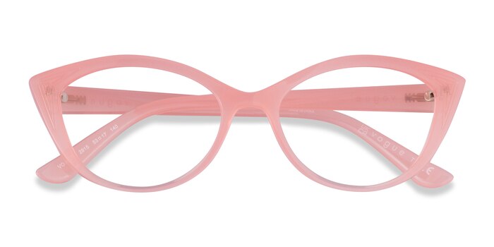 Transparent Pink Vogue Eyewear VO5375 -  Plastique Lunettes de vue