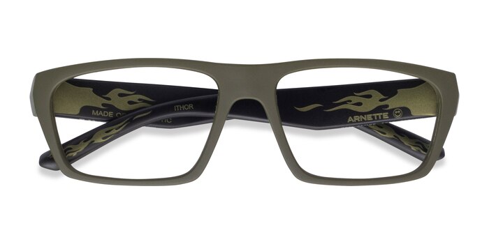 Matte Green ARNETTE Ithor -  Plastic Eyeglasses