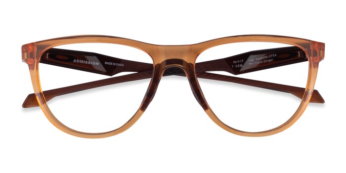 Clear Orange Oakley Admission -  Plastic Eyeglasses