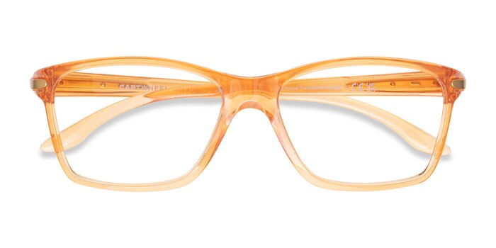 Transparent Orange Oakley Cartwheel -  Plastic Eyeglasses