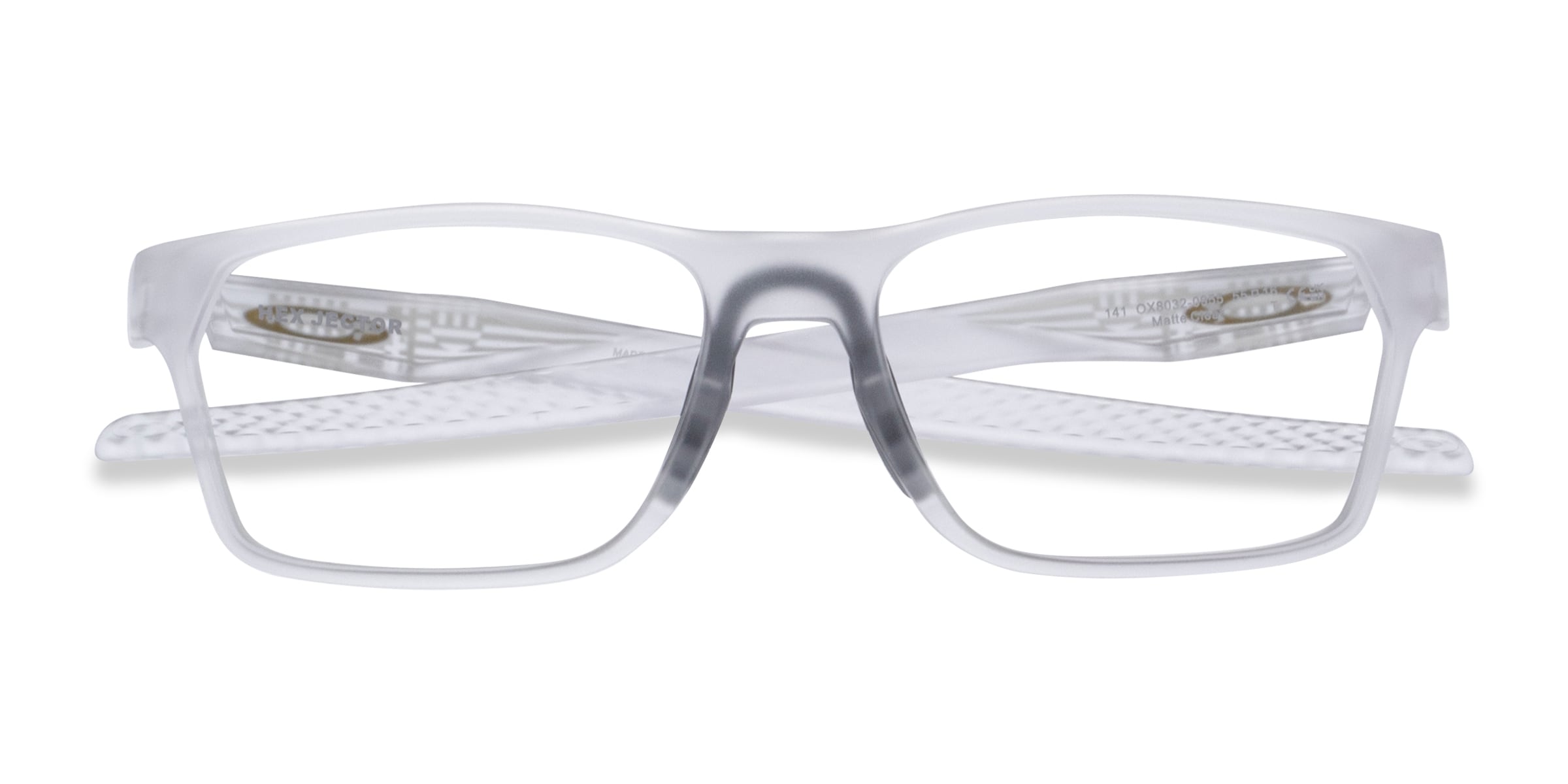 Oakley Hex Jector - Rectangle Clear Frame Eyeglasses |