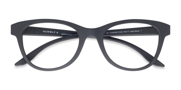 Matte Black Oakley Humbly A -  Plastic Eyeglasses