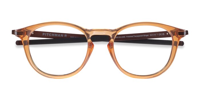 Clear Orange Oakley Pitchman R -  Plastic Eyeglasses