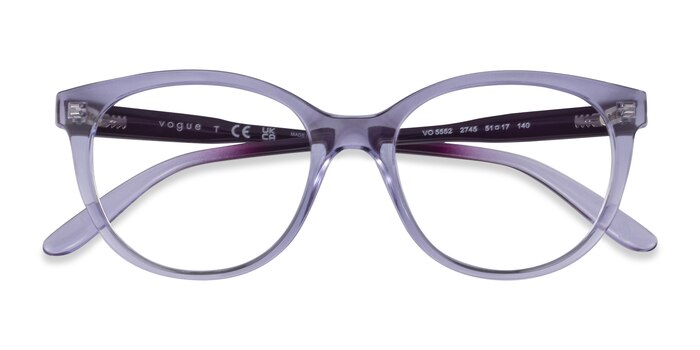 Clear Purple Vogue Eyewear VO5552 -  Plastic Eyeglasses