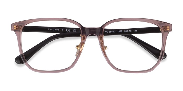 Clear Pink Vogue Eyewear VO5550D -  Acetate Eyeglasses