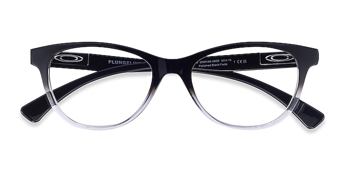 Black Oakley Plungeline TM -  Plastic Eyeglasses