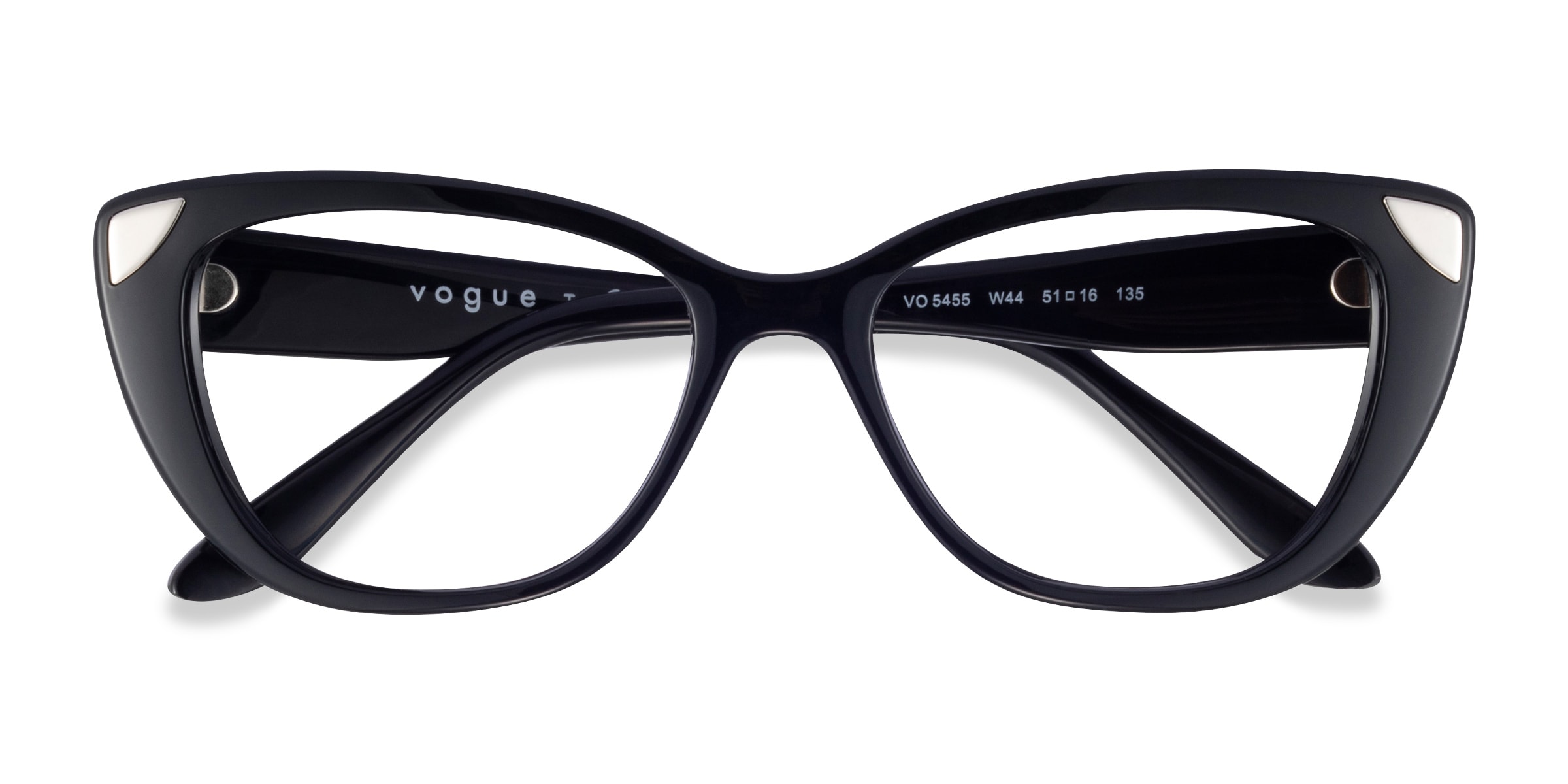 Vogue Eyewear VO5455 - Cat Eye Black Frame Eyeglasses | Eyebuydirect