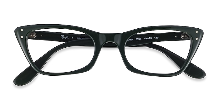 Shiny Green Ray-Ban RB5499 Lady Burbank -  Acetate Eyeglasses