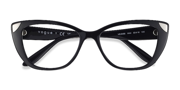 Shiny Black Vogue Eyewear VO5455 -  Plastic Eyeglasses