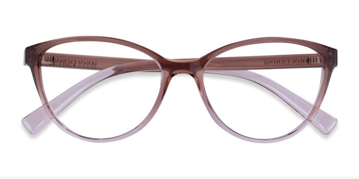 Gradient Transparent Brown Armani Exchange AX3053 -  Plastic Eyeglasses