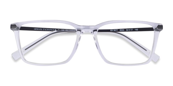 Crystal Clear Armani Exchange AX3077 -  Plastic Eyeglasses