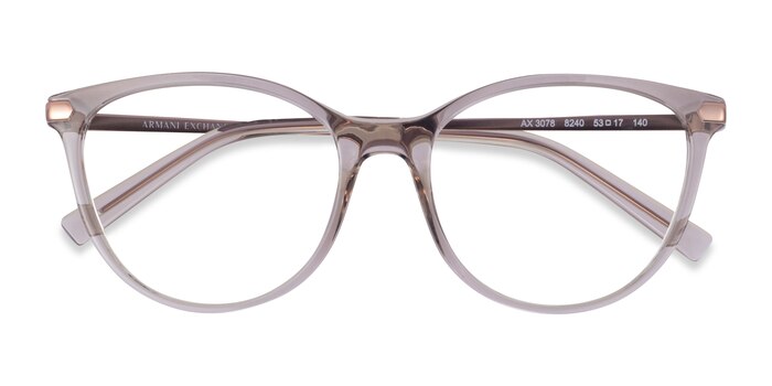 Clear Gray Armani Exchange AX3078 -  Plastic Eyeglasses