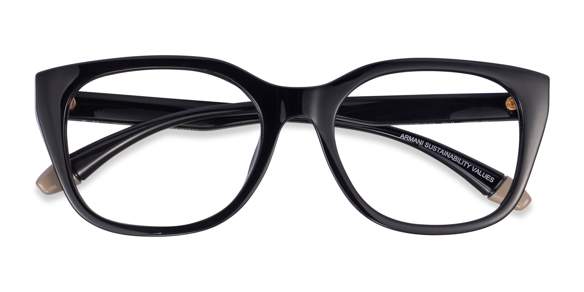 Armani Exchange AX3099U Square Black Frame Eyeglasses Eyebuydirect