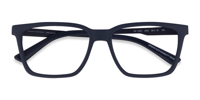 Matte Navy Armani Exchange AX3103 -  Eco Friendly Eyeglasses