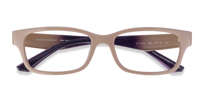Matte Brown Armani Exchange AX3107U -  Eco Friendly Eyeglasses