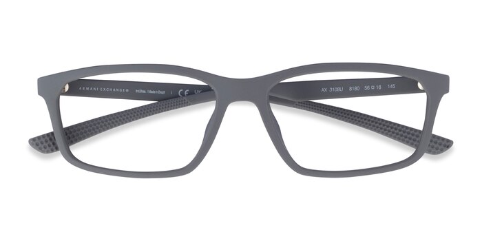 Matte Gray Armani Exchange AX3108U -  Eco Friendly Eyeglasses