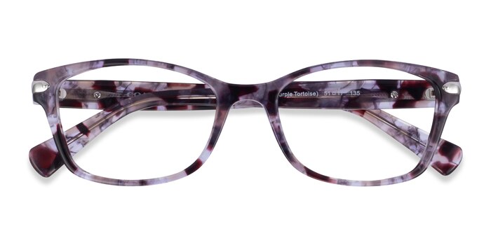 Purple Tortoise Coach HC6065 -  Acetate Eyeglasses