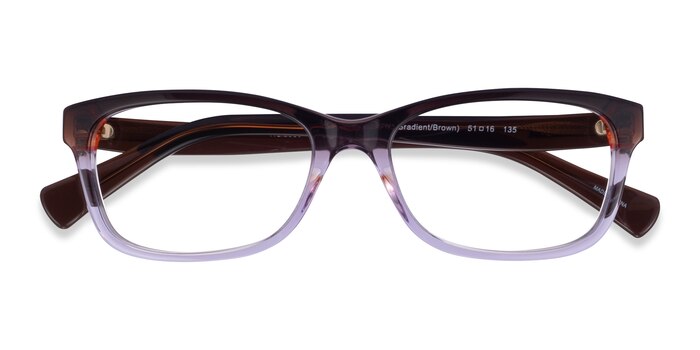 Brown Purple Gradient Coach HC6089 -  Acetate Eyeglasses