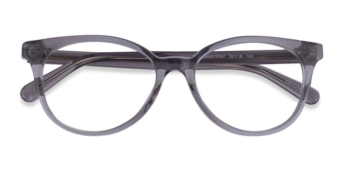 Transparent Gray Coach HC6138U -  Acetate Eyeglasses