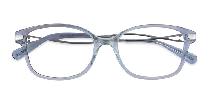 Gradient Transparent Blue Coach HC6172 -  Acetate Eyeglasses