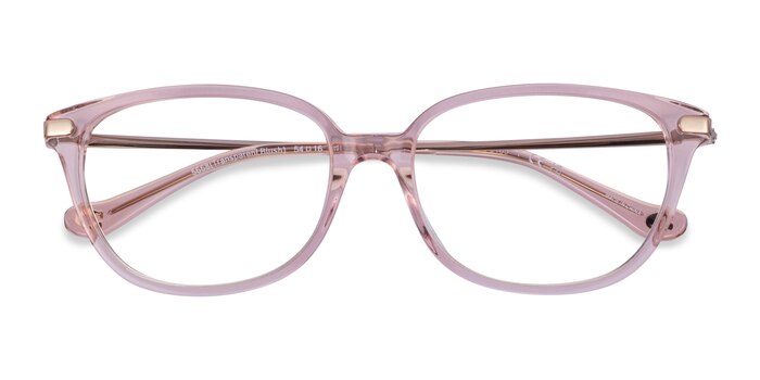 Transparent Pink Gold Coach HC6185 -  Acetate Eyeglasses
