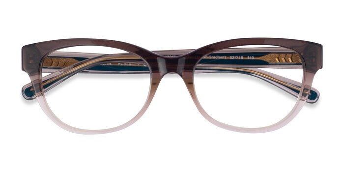 Transparent Brown Gradient Coach HC6187 -  Acetate Eyeglasses