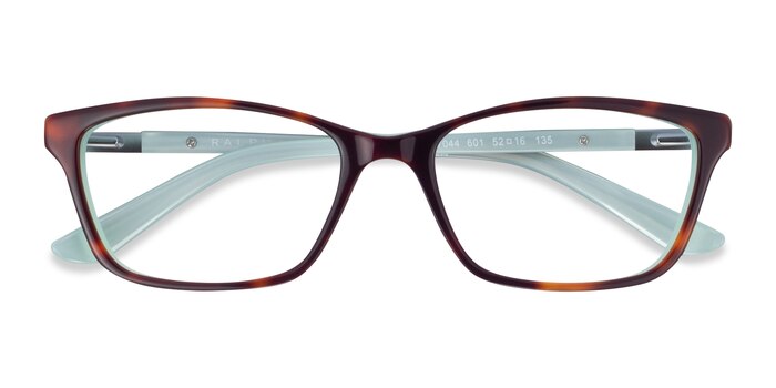 Tortoise On Blue Ralph RA7044 -  Acetate Eyeglasses