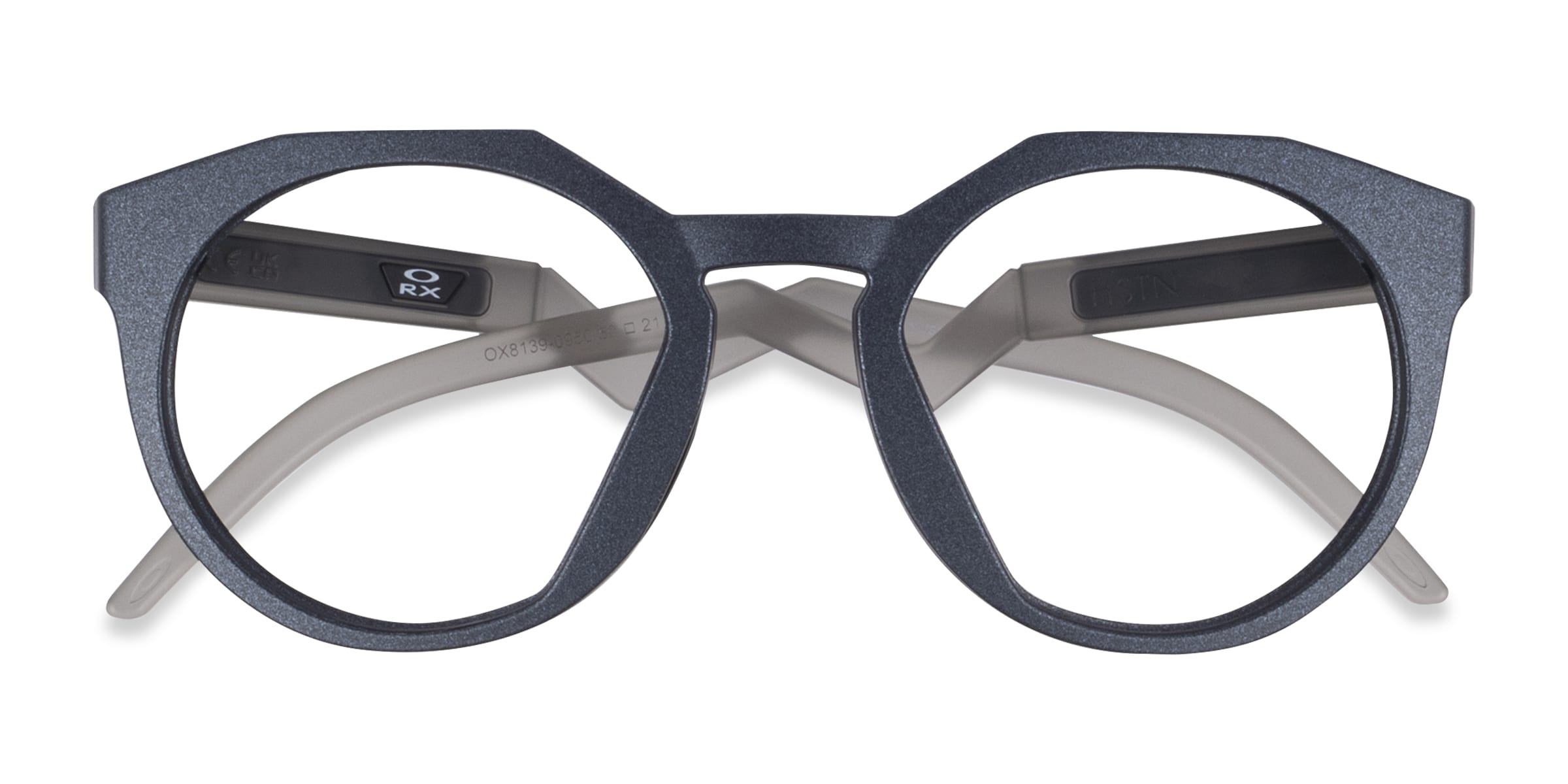 Oakley OX8139 Hstn - Geometric Matte Clear Frame Eyeglasses