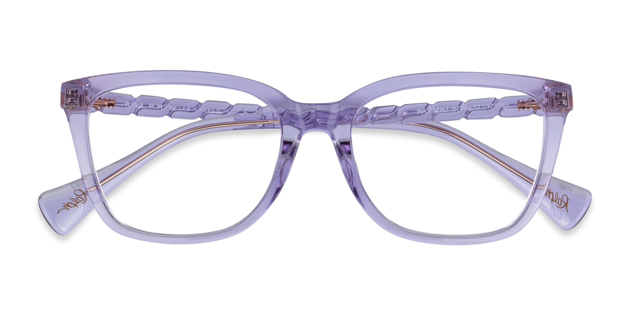 Violet Ralphs Ralph RA7178U - Cat Eye Violet Monture Lunettes de vue Pour Femmes ...