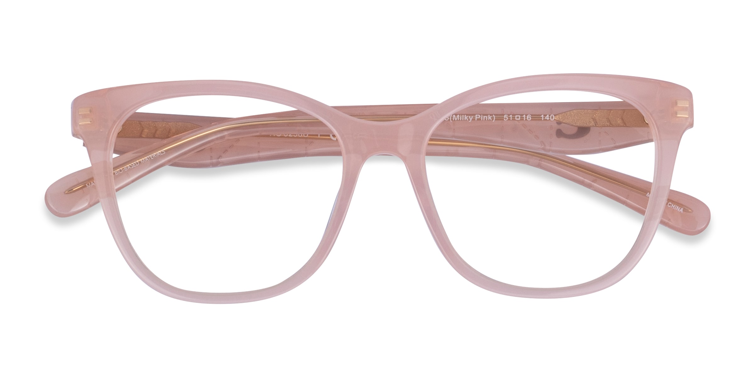 Coach HC6256U - Cat Eye Milky Pink Frame Glasses For Women