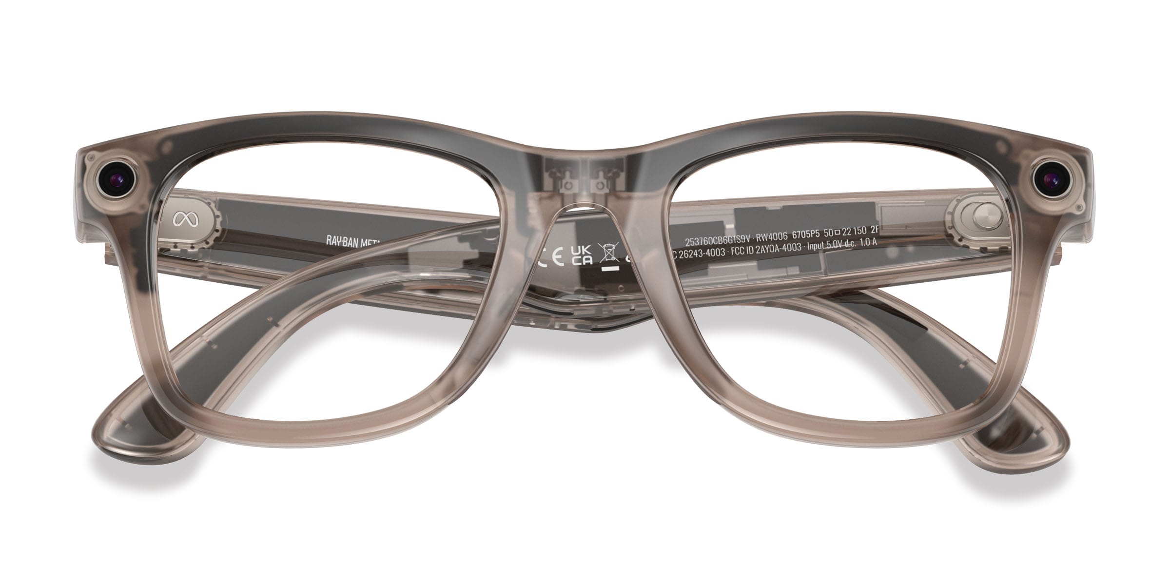 Ray-Ban Meta Wayfarer - Square Polished Black Frame