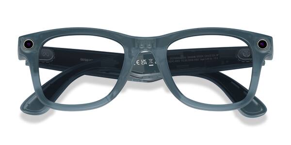 Matte Jeans Ray-Ban Meta Wayfarer -  Plastic Ai-glasses