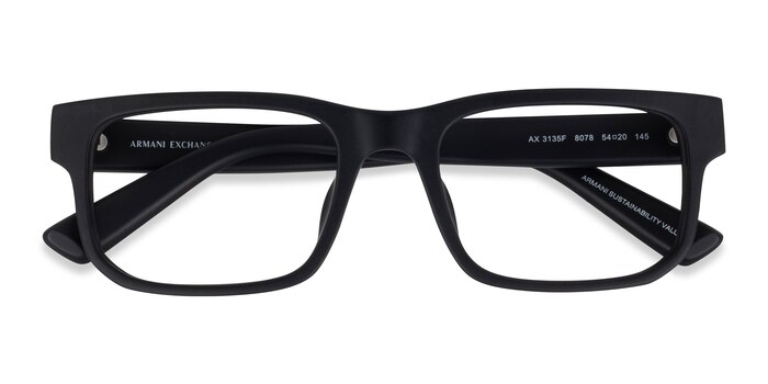 Matte Black Armani Exchange AX3135F -  Acétate Lunettes de vue
